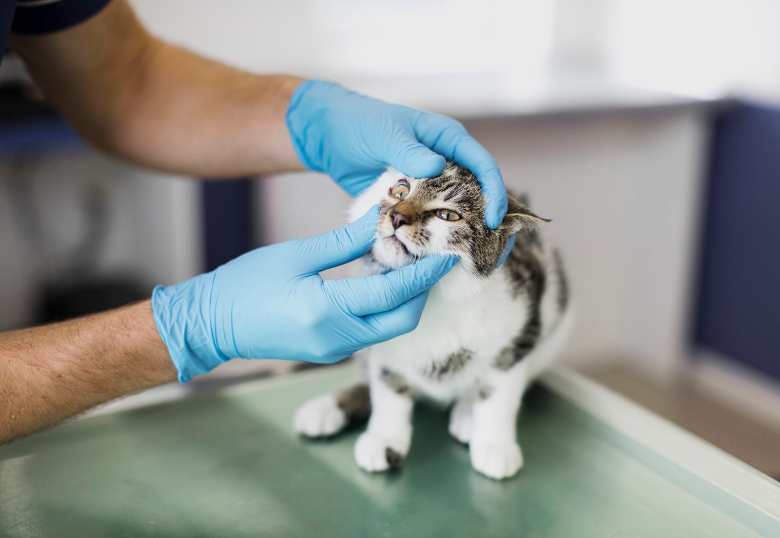 close-up-doctor-checking-cat-s-eye